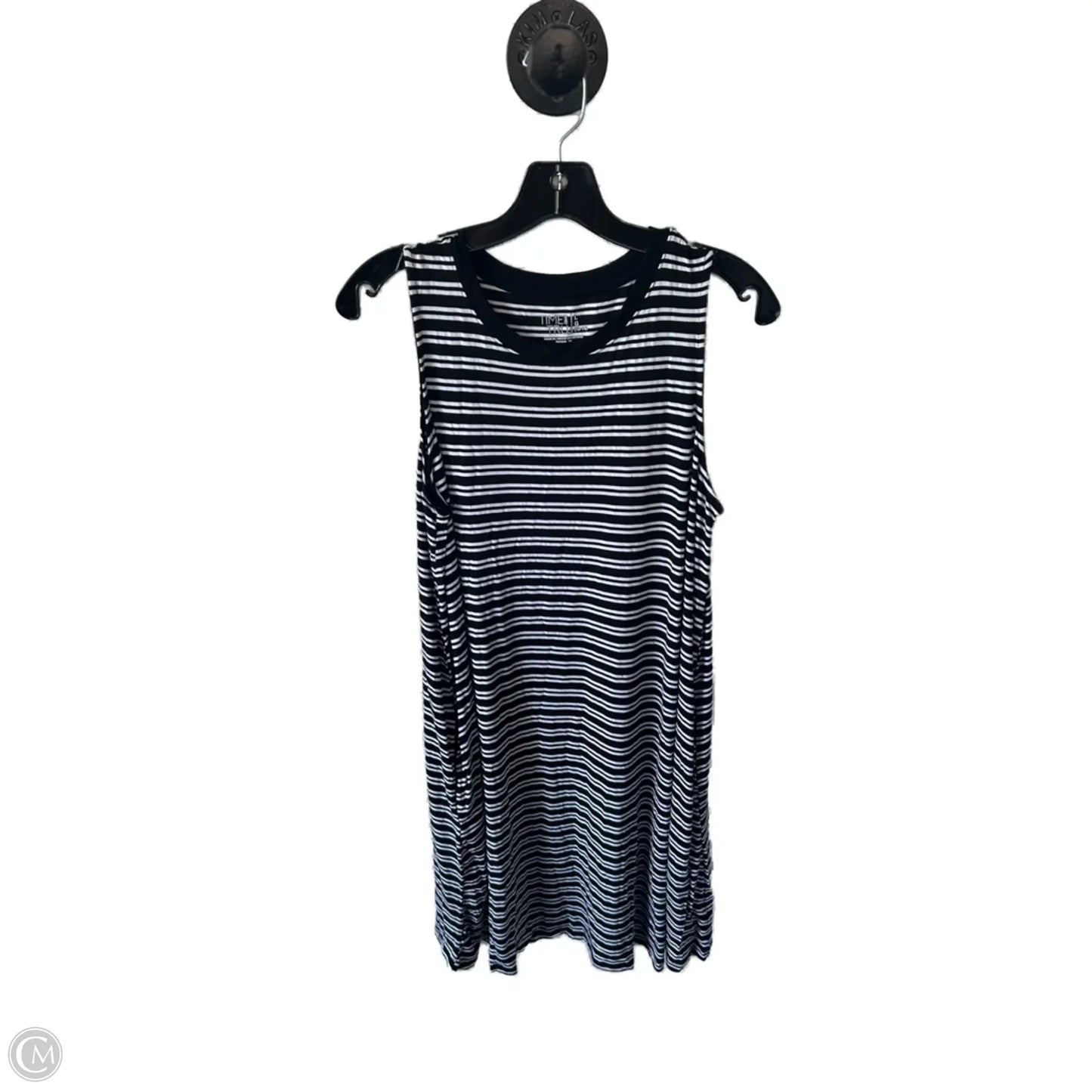 Dress Casual Short By Time And Tru In Black & White, Size: L