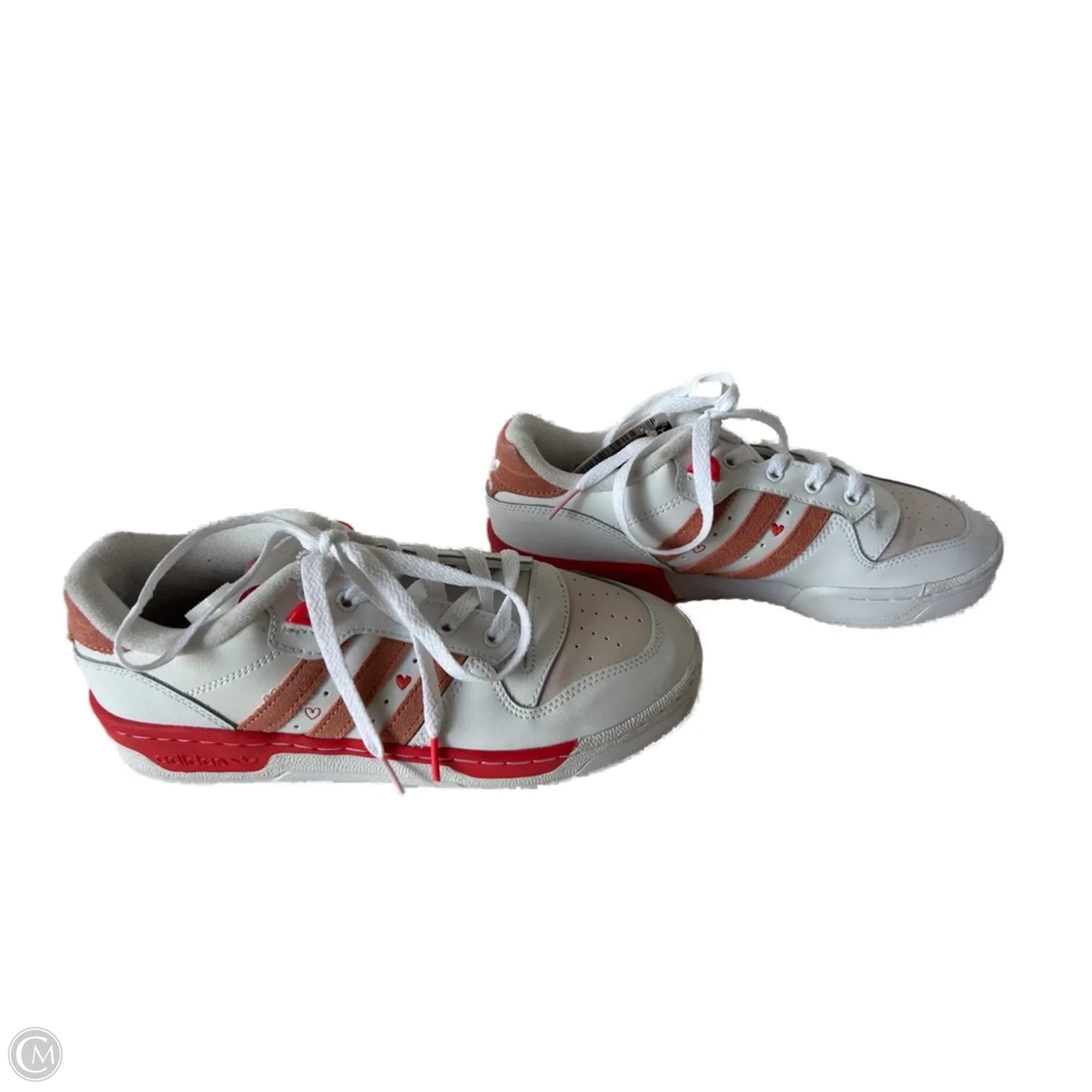 Shoes Sneakers By Adidas In Pink & White, Size: 8