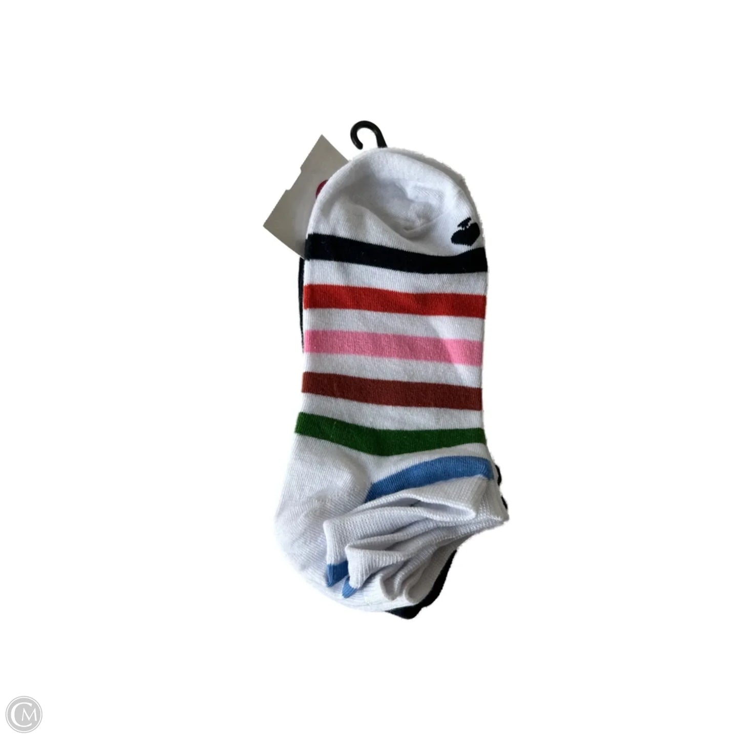 Socks Designer By Kate Spade In Blue & White, Size: Osfm