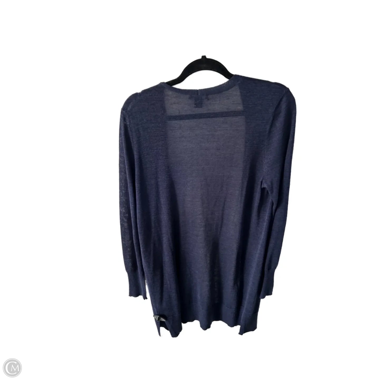 Sweater Cardigan By Halogen In Blue, Size: M