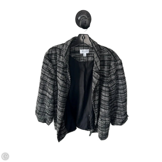 Blazer By Elle In Black & White, Size: Xxl