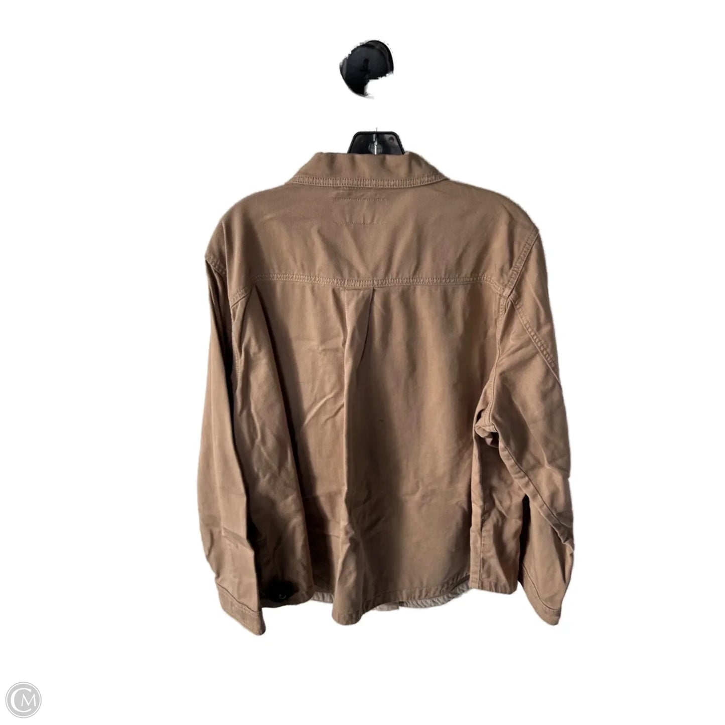 Jacket Denim By Torrid In Tan Denim, Size: 2x