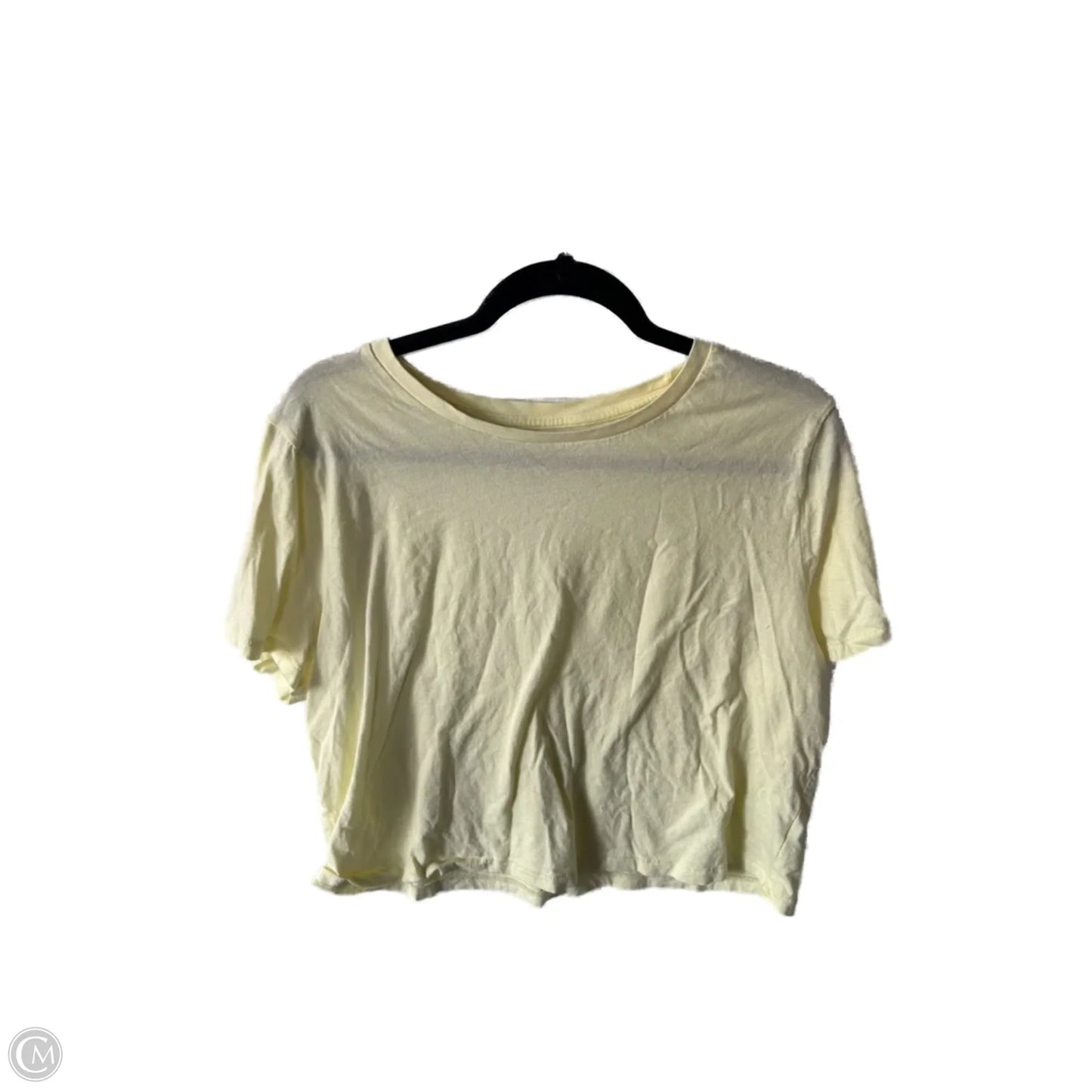 Top Short Sleeve Basic By Universal Thread In Yellow, Size: Xxl