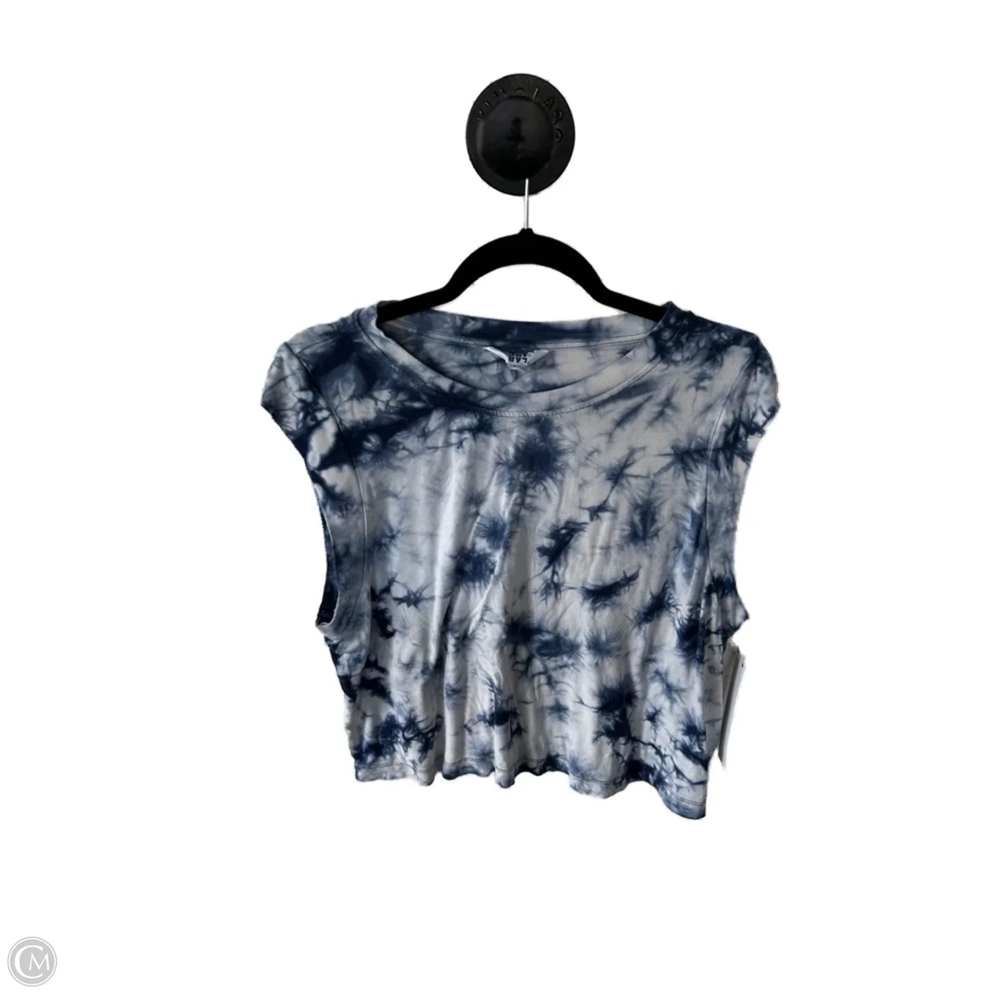 Athletic Tank Top By Joy Lab In Blue & White, Size: L