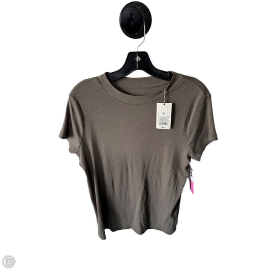 Top Short Sleeve Basic By A New Day In Brown, Size: Xl