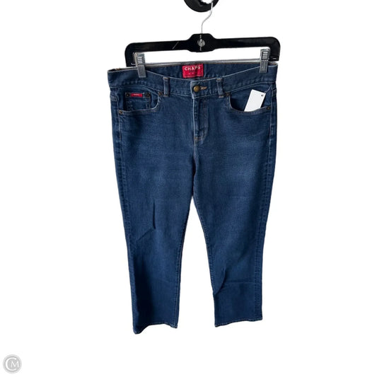 Jeans Straight By Chaps In Blue Denim, Size: 6