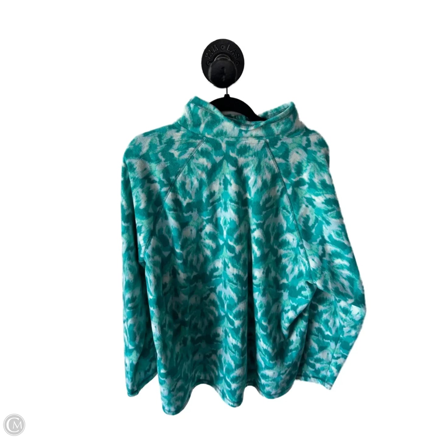 Jacket Fleece By Eddie Bauer In Green, Size: Xxl