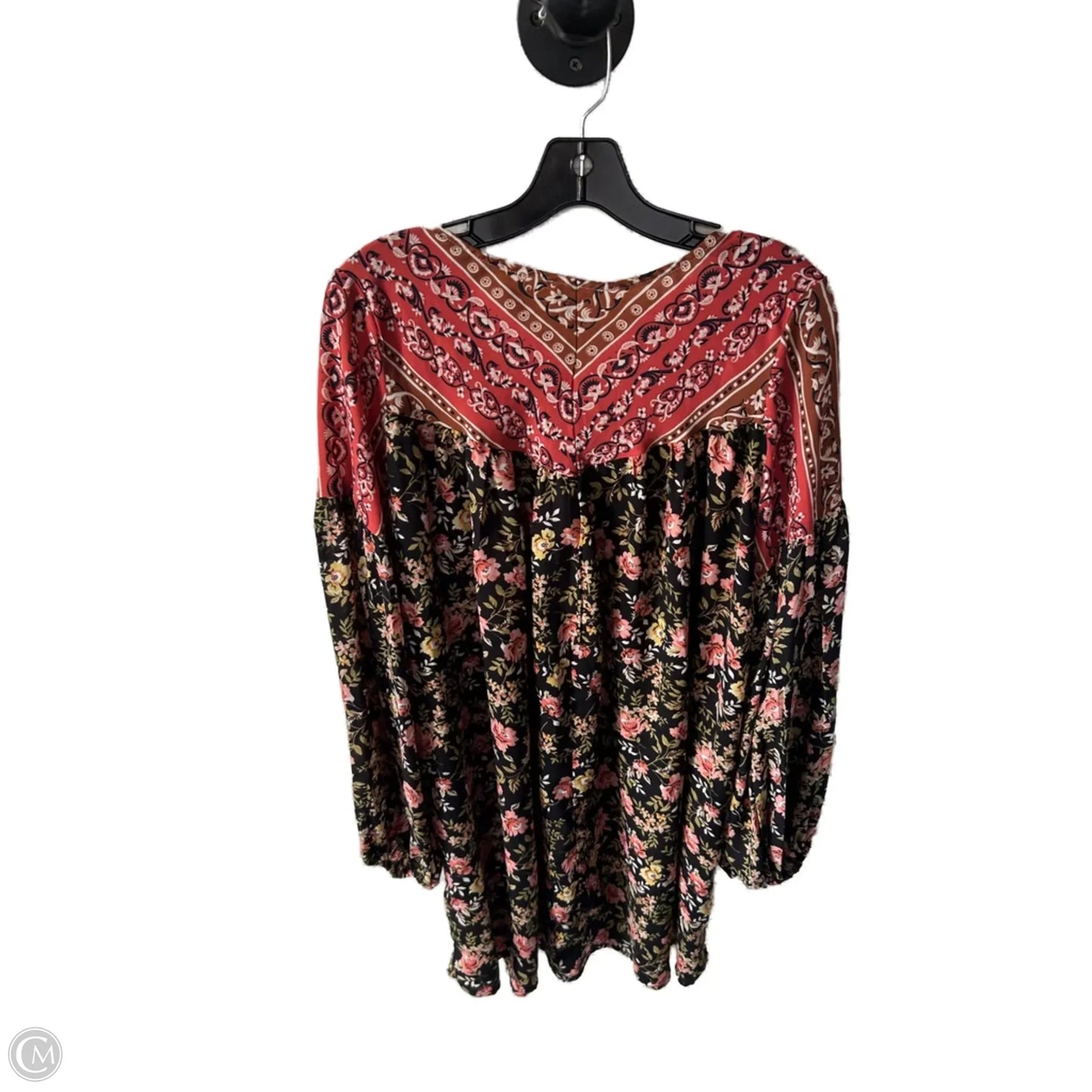 Dress Casual Short By Umgee In Black & Pink, Size: M