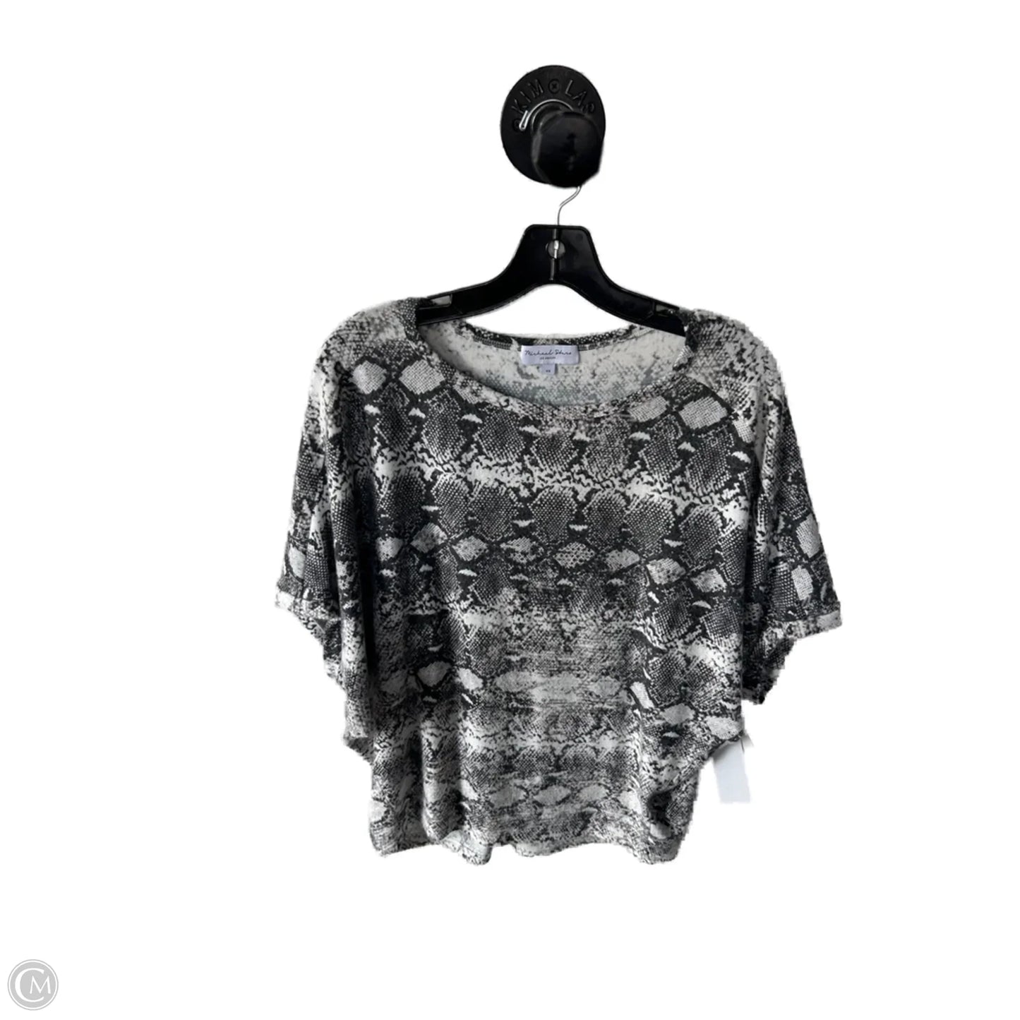 Top Short Sleeve By Michael Stars In Grey, Size: Xs