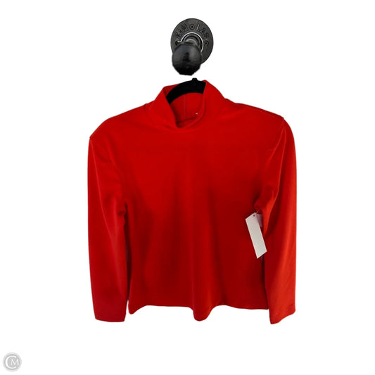 Top Long Sleeve By H&m In Orange, Size: M