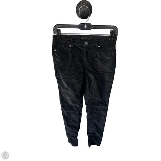 Pants Corduroy By Ted Baker In Black, Size: 2