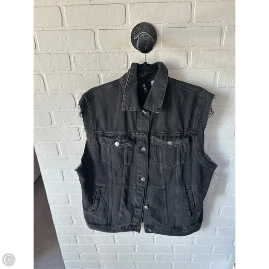 Vest Other By Divided In Black Denim, Size: M