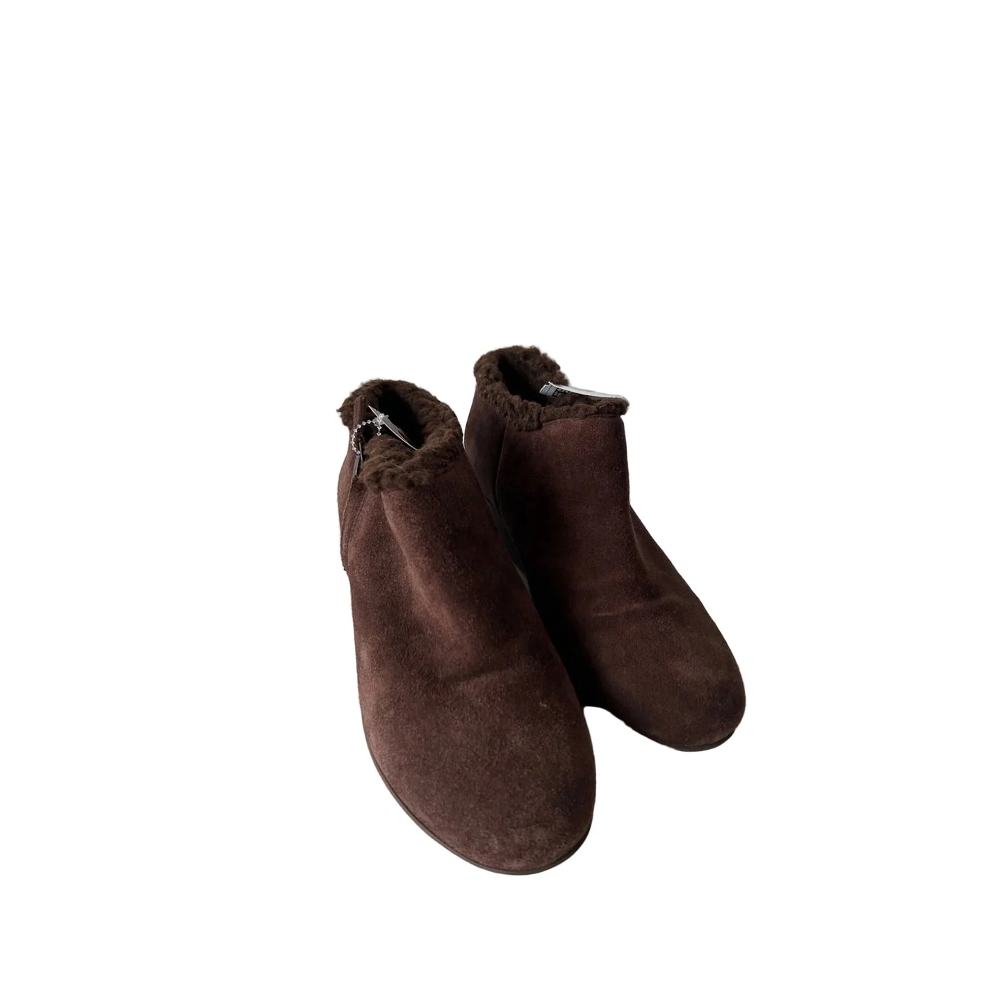 Boots Ankle Heels By Cole-haan In Brown, Size: 6.5