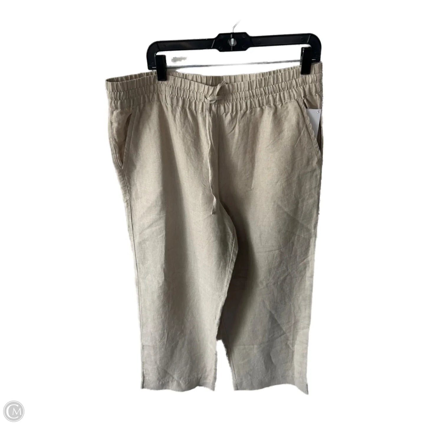 Pants Linen By Tommy Bahama In Tan, Size: 12