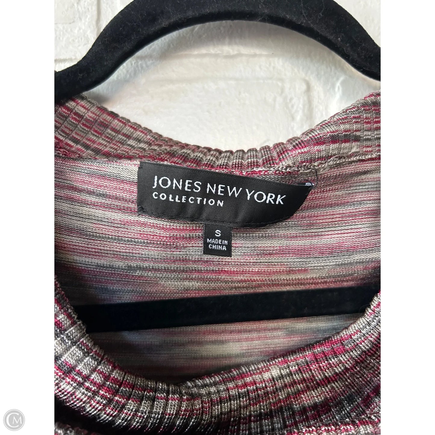 Top Sleeveless By Jones New York In Brown & Red, Size: S