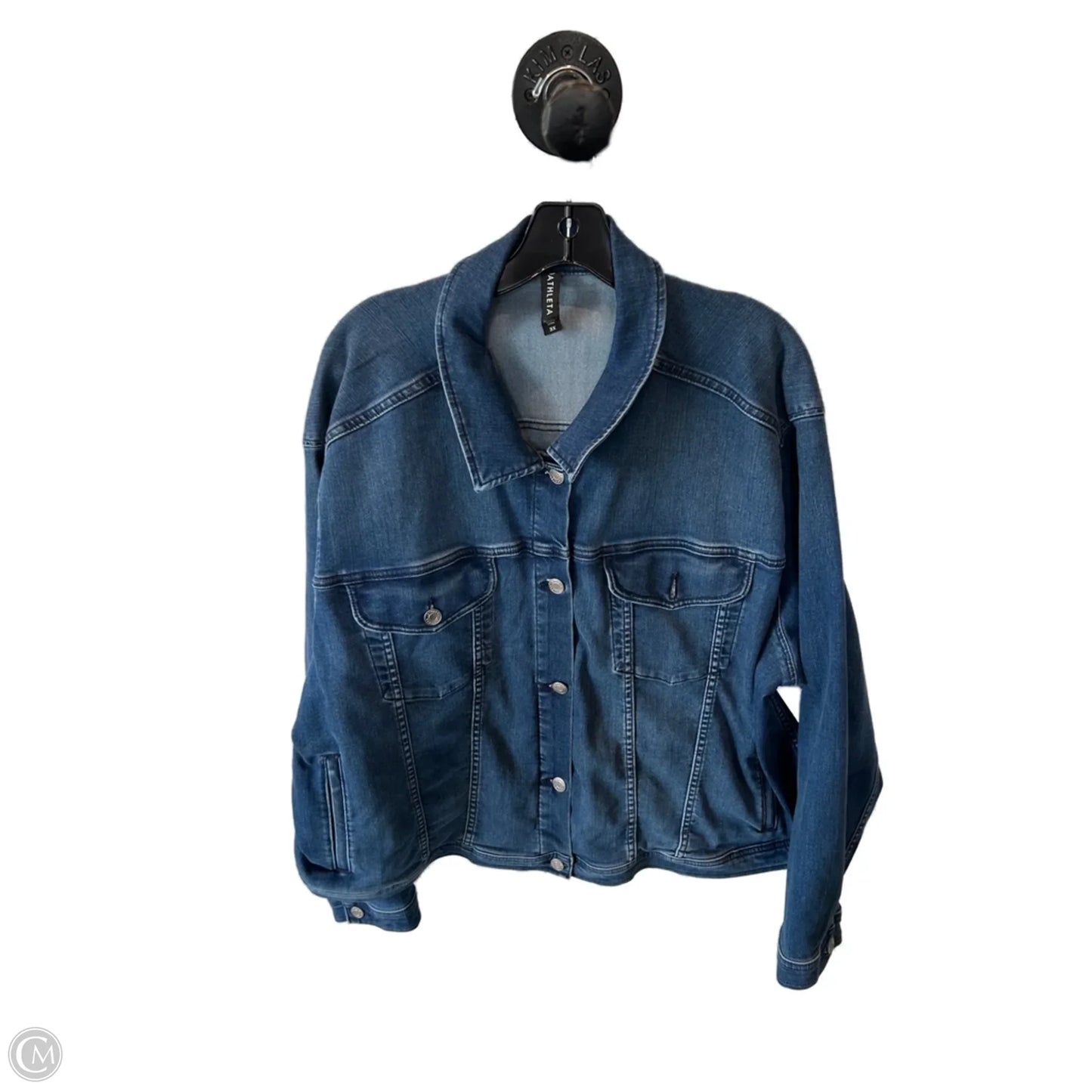 Jacket Denim By Athleta In Blue Denim, Size: 3x