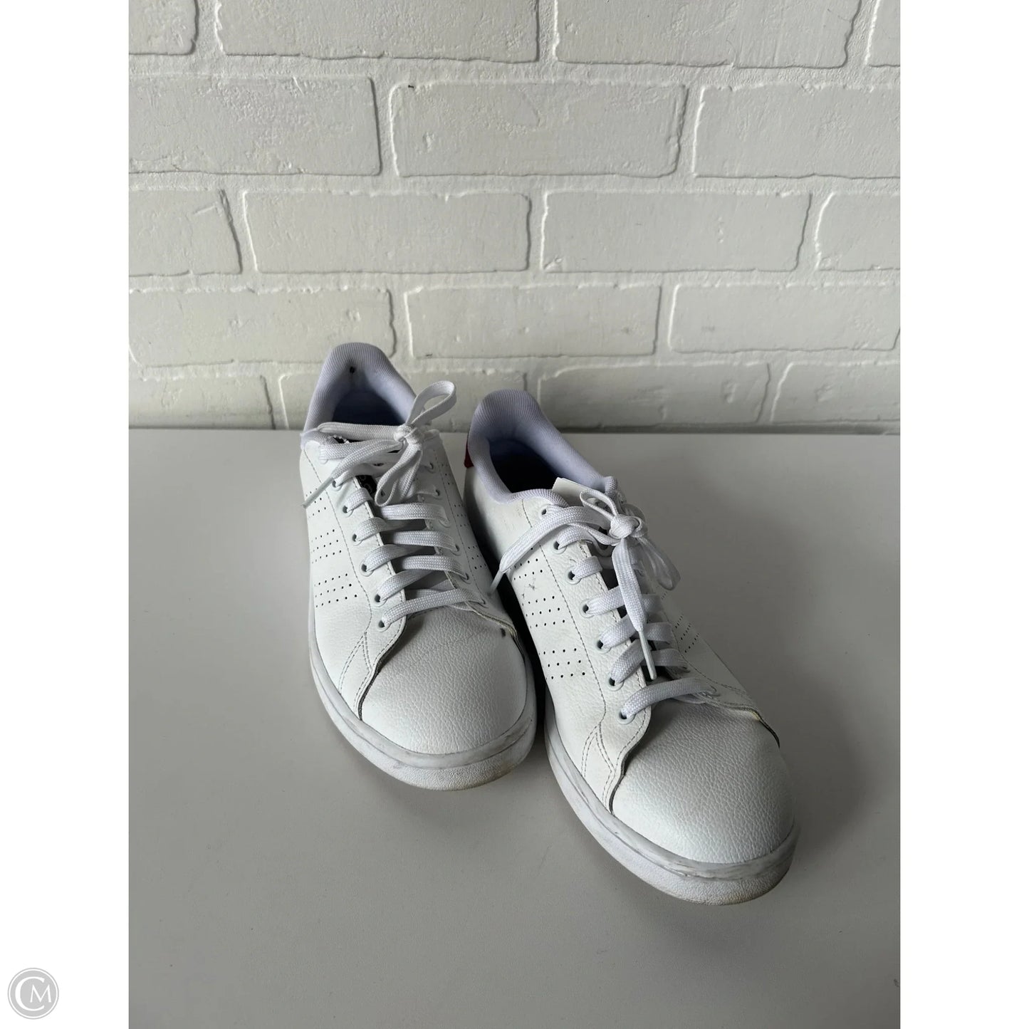 Shoes Sneakers By Adidas In Pink & White, Size: 10