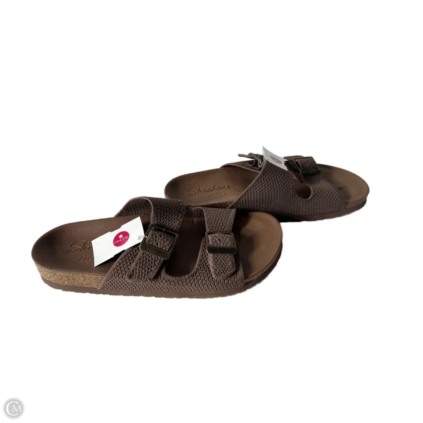 Sandals Flats By Skechers In Brown, Size: 8