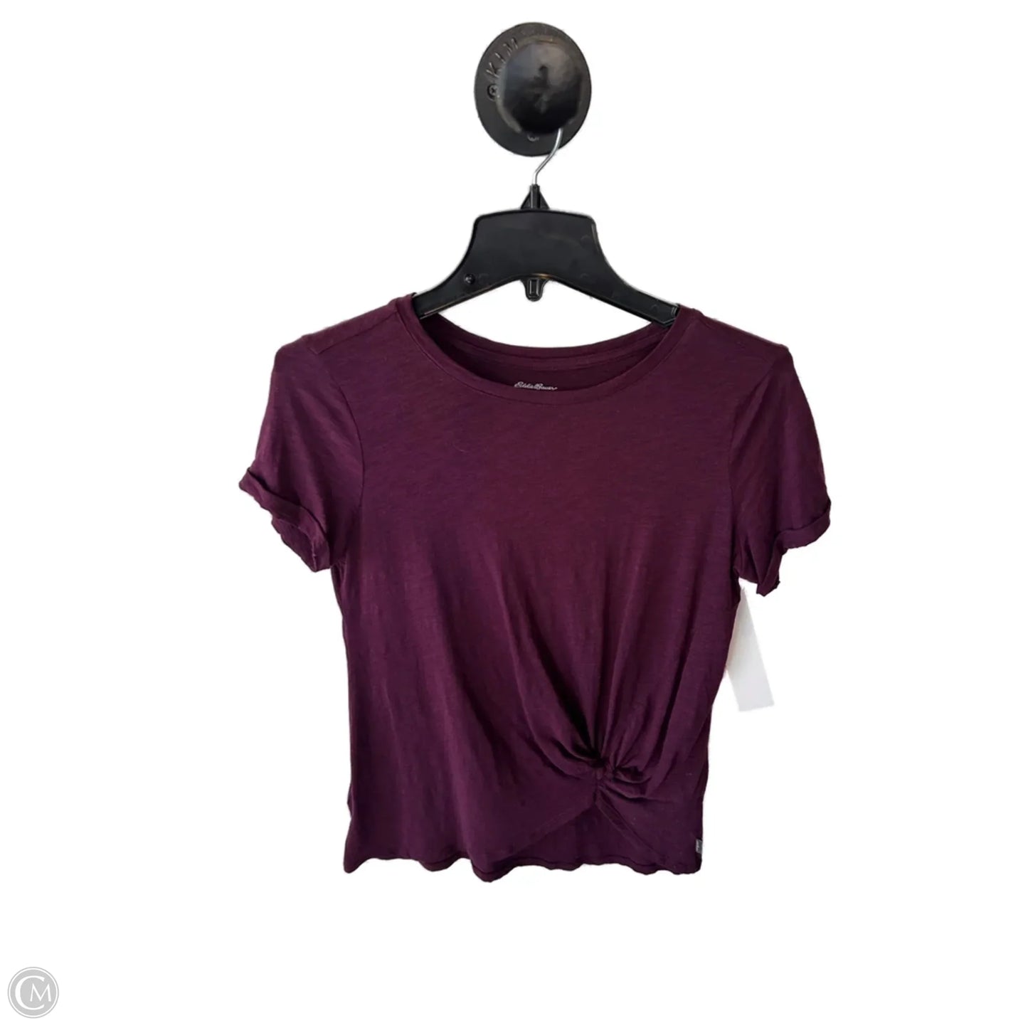 Top Short Sleeve Basic By Eddie Bauer In Purple, Size: S