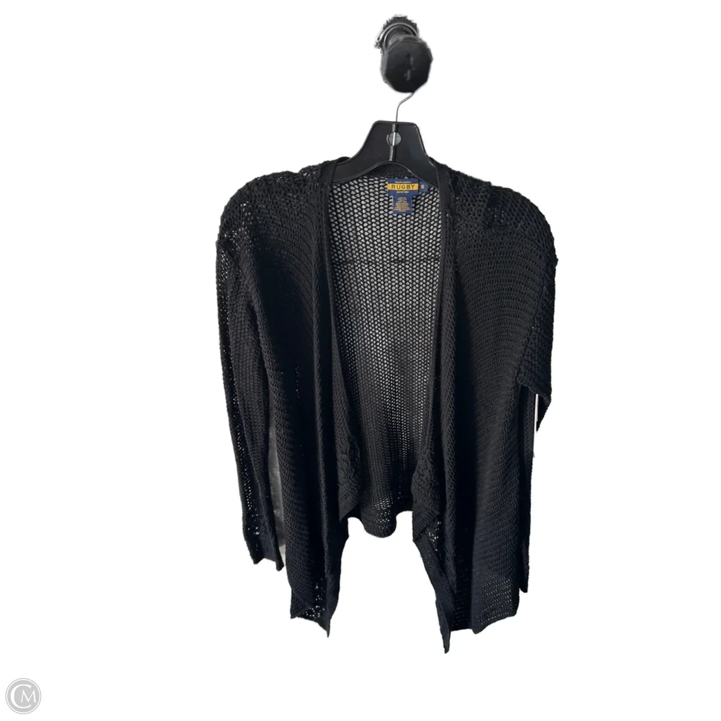 Sweater Cardigan By Ralph Lauren Blue Label In Black, Size: S