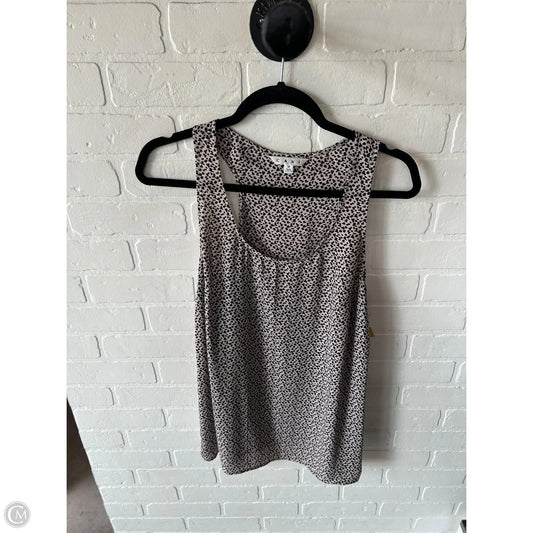 Top Sleeveless By Cabi In Black & Tan, Size: M