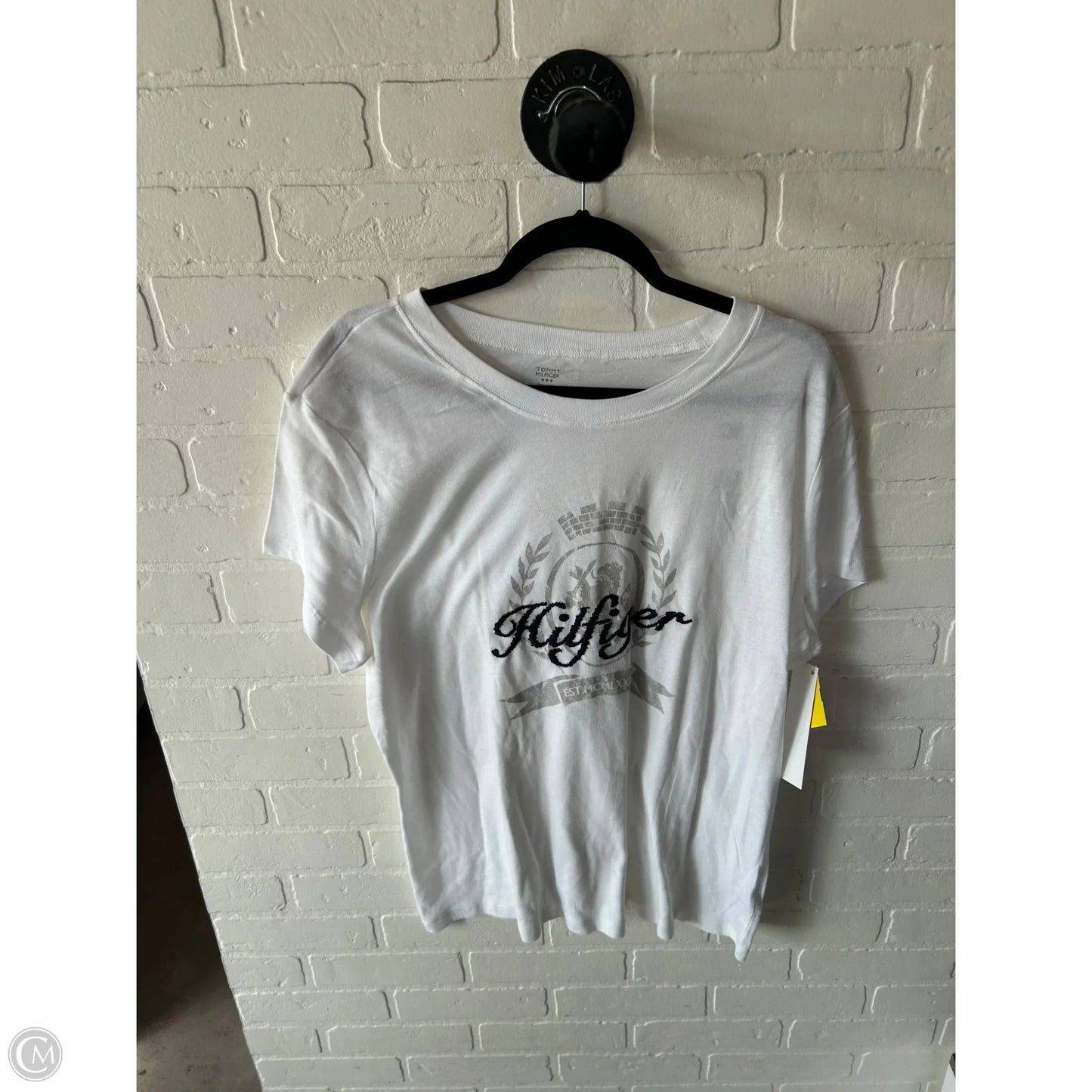 Top Short Sleeve Basic By Tommy Hilfiger In White, Size: Xxl