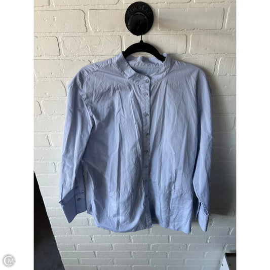 Top Long Sleeve By Nordstrom In Blue, Size: Xl