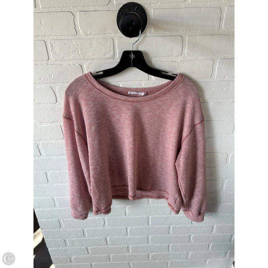 Top Long Sleeve By Lush In Pink, Size: M