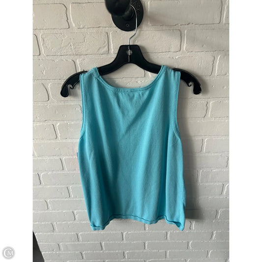 Vest Sweater By Chicos In Blue, Size: L