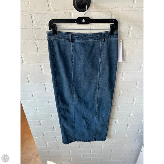 Skirt Maxi By Clothes Mentor In Blue Denim, Size: 4