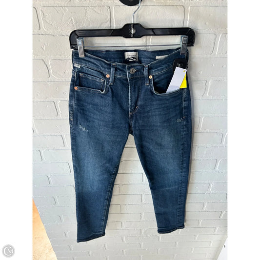 Jeans Skinny By Citizens Of Humanity In Blue Denim, Size: 0
