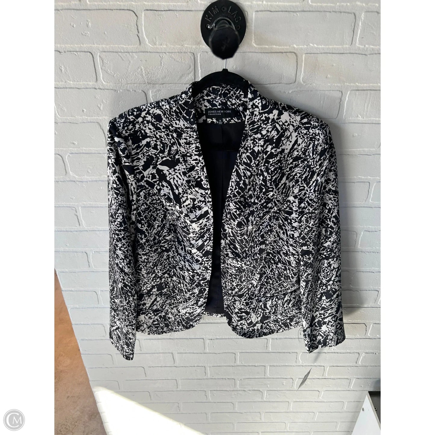 Blazer By Jones New York In Blue & White, Size: Xl