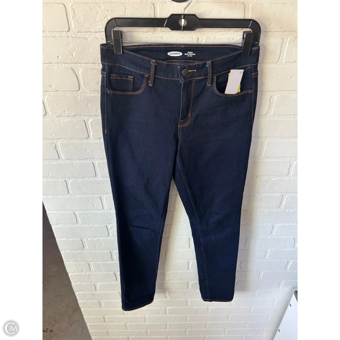 Jeans Straight By Old Navy In Blue Denim, Size: 4