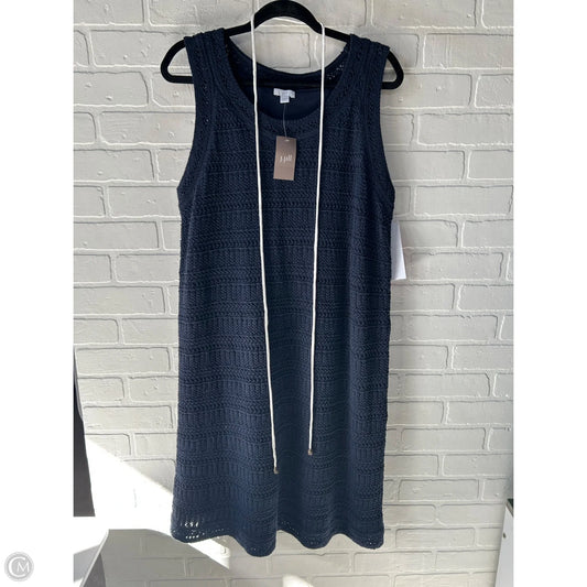 Dress Casual Midi By J. Jill In Blue, Size: Xl