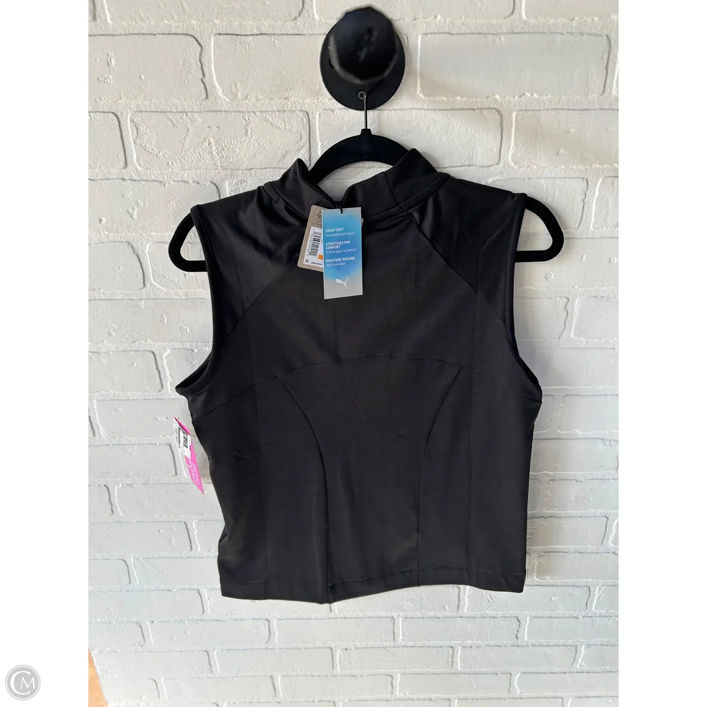 Athletic Tank Top By Puma In Black, Size: S
