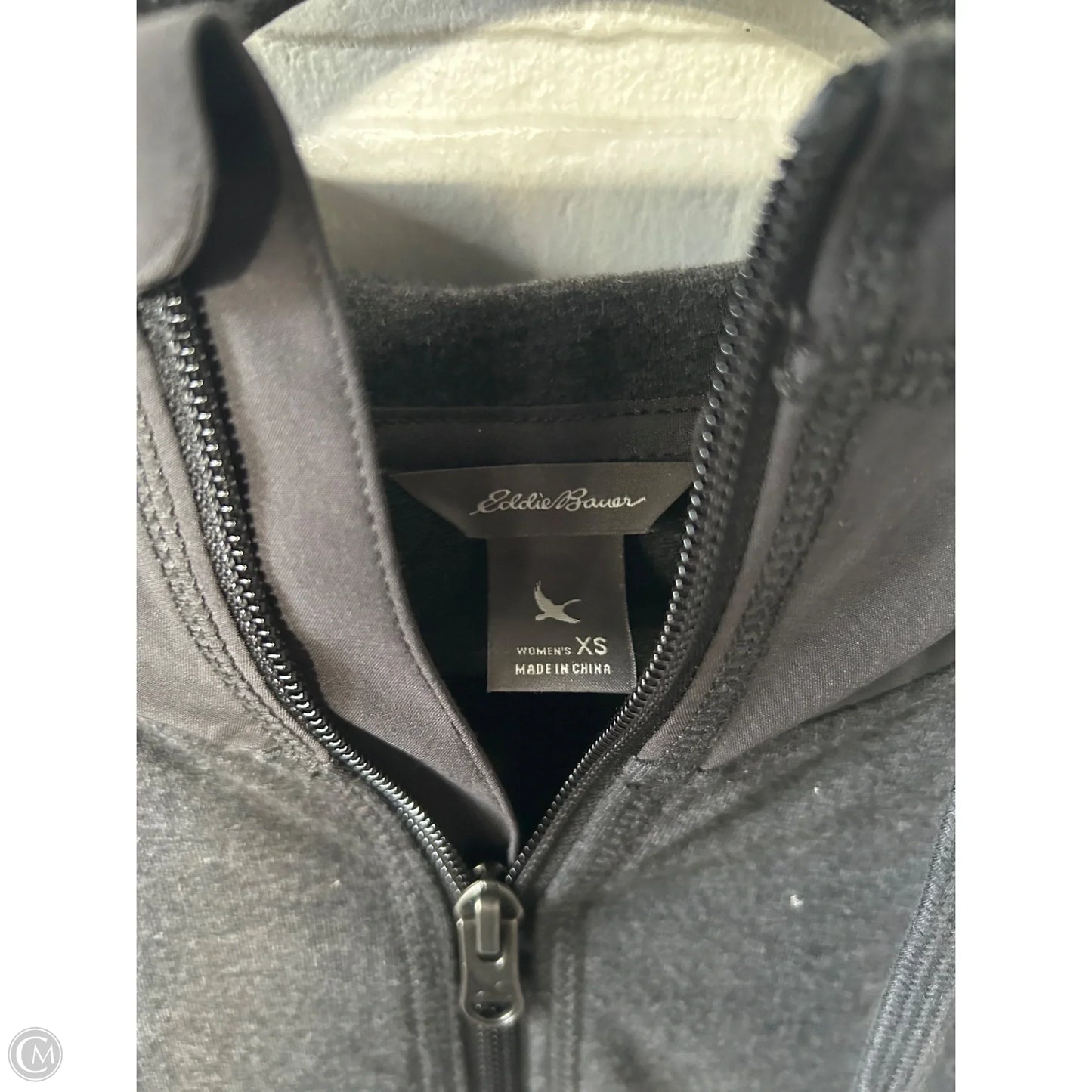 Sweatshirt Hoodie By Eddie Bauer In Grey, Size: Xs