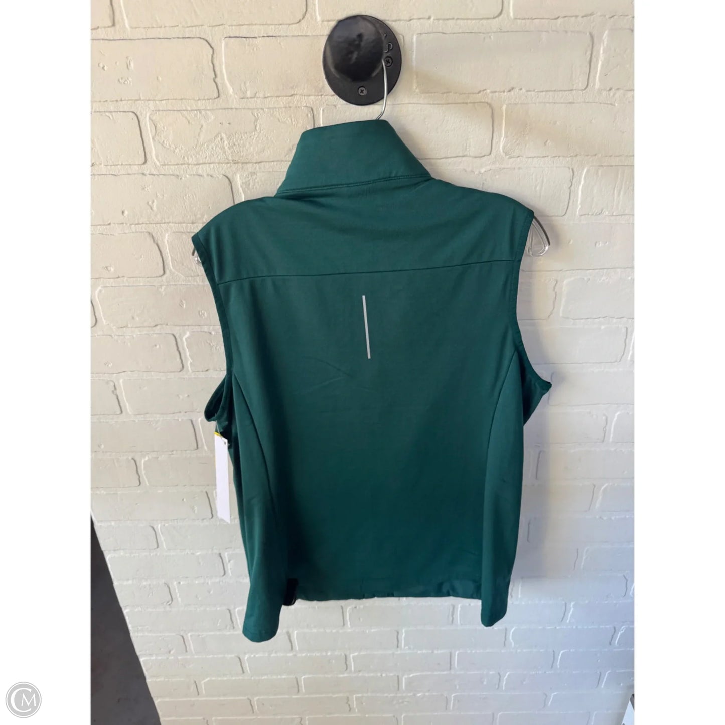 Vest Puffer & Quilted By Asics In Green, Size: Xl