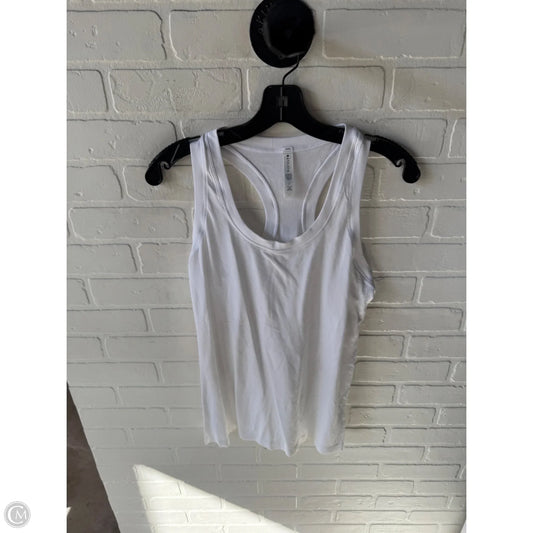 Athletic Tank Top By Athleta In White, Size: L