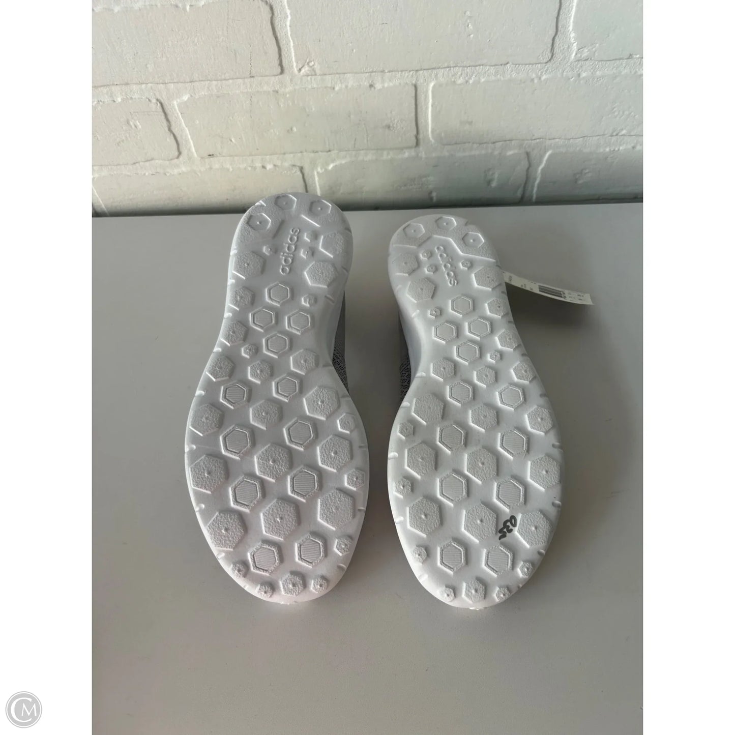 Shoes Sneakers By Adidas In Grey, Size: 9