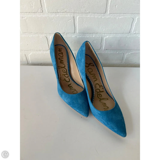 Shoes Heels Stiletto By Sam Edelman In Blue, Size: 6.5