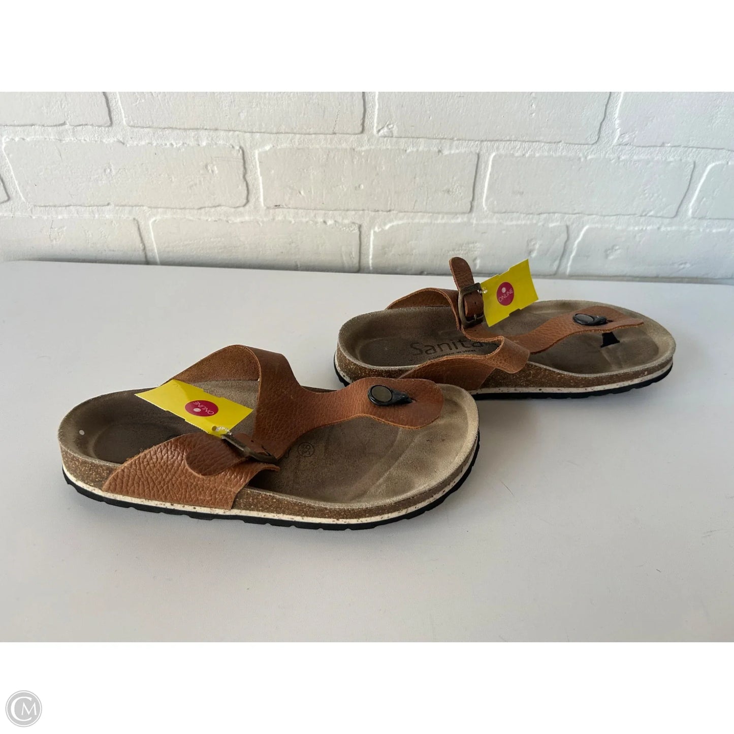 Sandals Flats By Sanita In Brown, Size: 7.5