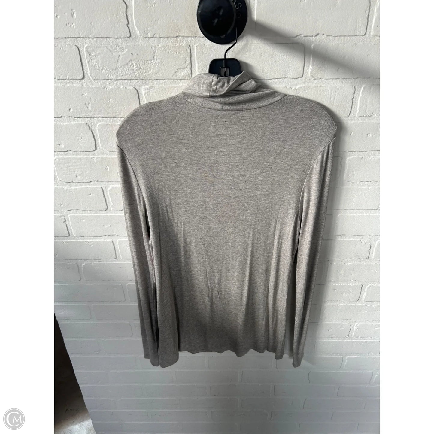 Top Long Sleeve By Philosophy In Grey, Size: S