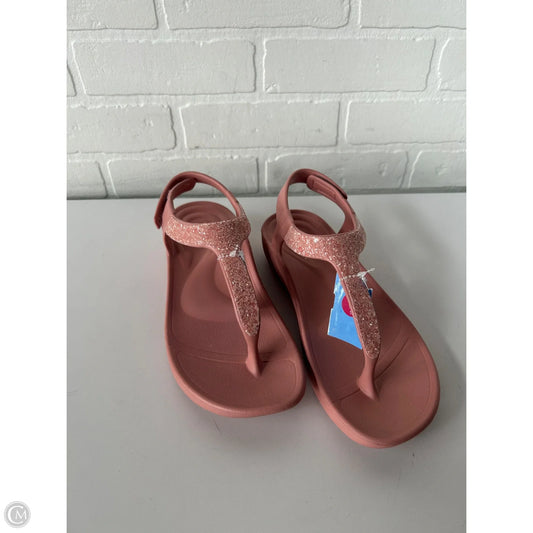 Sandals Flats By Clothes Mentor In Pink, Size: 8