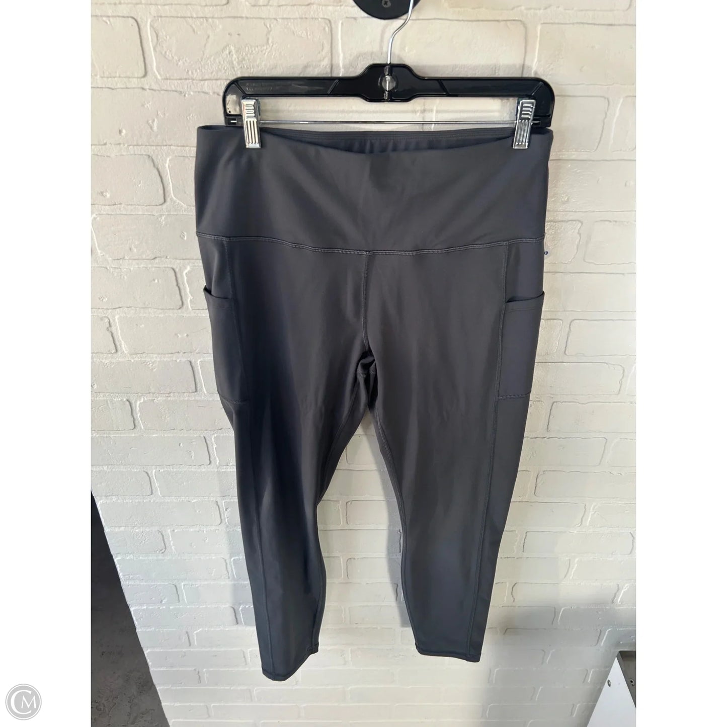 Athletic Leggings By Clothes Mentor In Grey, Size: 16