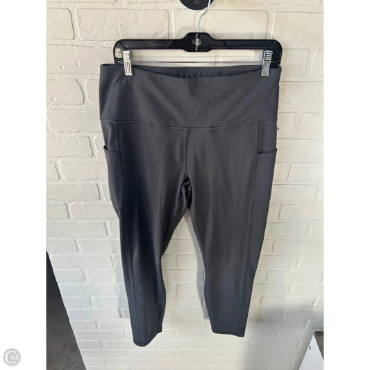 Athletic Leggings By Clothes Mentor In Grey, Size: 16