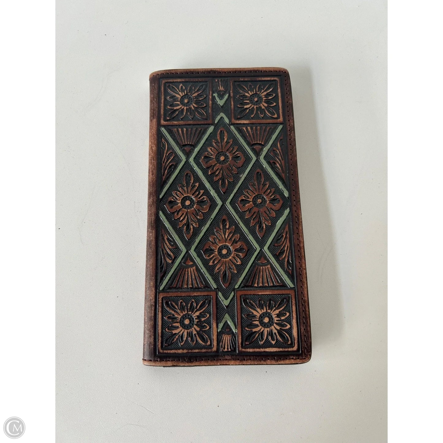 Wallet Leather By Clothes Mentor, Size: Large