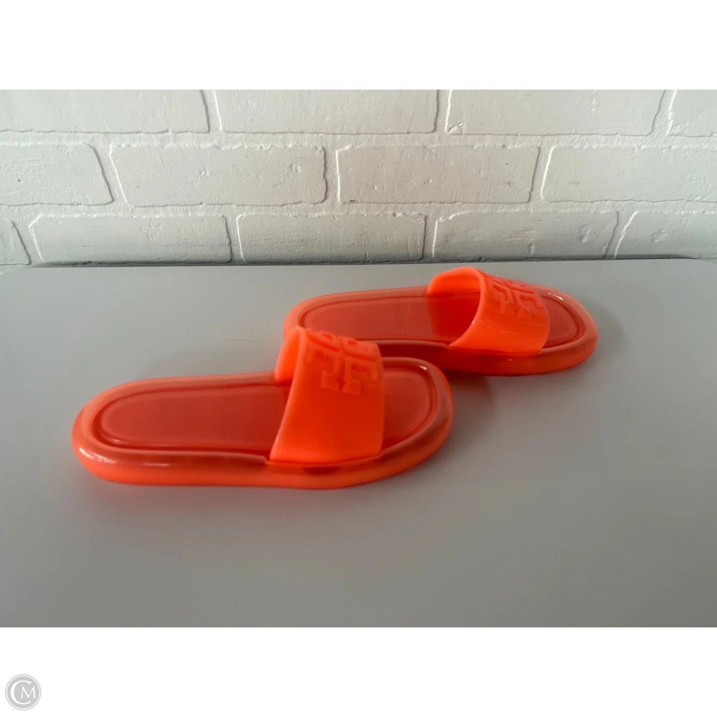 Sandals Designer By Tory Burch In Orange, Size: 6