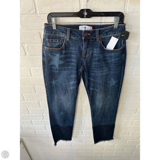 Jeans Boyfriend By Cabi In Blue Denim, Size: 2