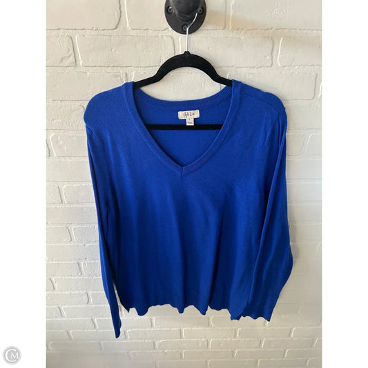 Sweater By Style And Company In Blue, Size: Xl