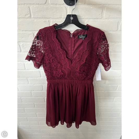 Dress Party Short By Lulus In Red, Size: M